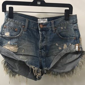 One teaspoon bandit jean shorts